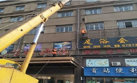 黎川县安装较高的门店招牌有什么好的方法？